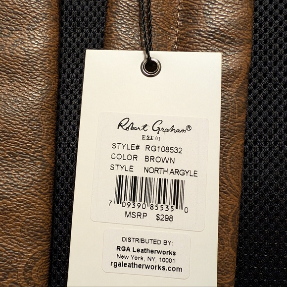 Robert Graham leather backpack - Picture 6 of 7
